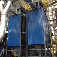 Electrostatic dust collector ReCyclone® EHreverse air cleaningwith electrostatic separator