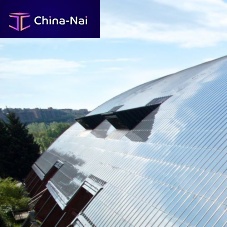 Roofing with solar panel RIVERCLACK® ENERGY pitchedaluminum