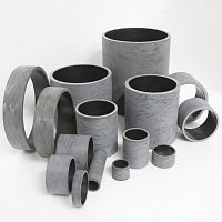 Filament-wound plain bearing Mostuf NWcylindricalfiberglassPTFE