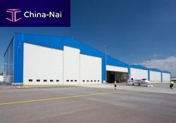 Sliding hangar door NK2 foldingfor aircraftautomatic