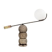 Table lamp CATAPULTglassonyxcontemporary