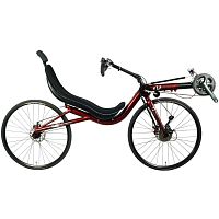 Crank-propelled recumbent bicycle Zelusadultred