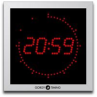 Airport clock LEDI® 5.60 digitalquartz