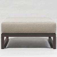 Contemporary pouf SPIKESSunbrella®aluminumsquare