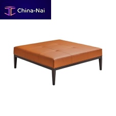 Contemporary ottoman VBE805leathersquareindoor