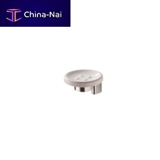 Wall-mounted soap dish N1323chromeceramic
