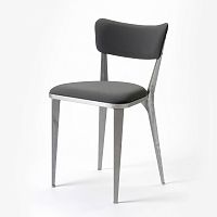Contemporary chair THE BA3indoorfabriccast aluminum base