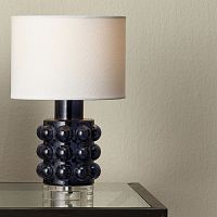 Table lamp SELTZER glasslinenacrylic
