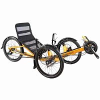 Crank-propelled recumbent trike Trike JC20adultorange