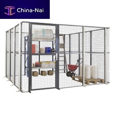 Removable partition fixedmetal wirefor industrial use