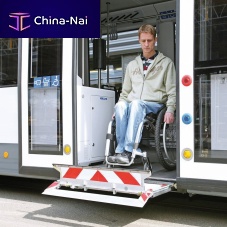 Side-mount lift gate MBB MEDILIFTfor wheelchairvehiclebus