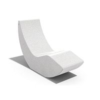 Contemporary sun lounger 288woodenhigh-performance concretefiber-reinforced concrete