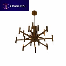 Contemporary chandelier AMLETO - OPERA OP5polished brasshandmadecustom