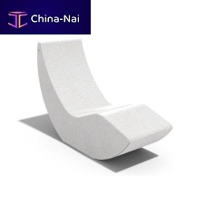 Contemporary sun lounger 288woodenhigh-performance concretefiber-reinforced concrete