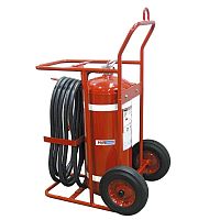 Halon fire extinguisher B674 for airportfor aircraftwheel-mounted
