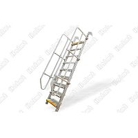 Access stepladder for airplane