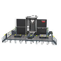 3-axis CNC machining center WHT serieshorizontalwith rotary tableISO 50
