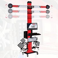 3D wheel aligner FOX Auto BoomX Smart Mobilefor carwith automatic camera