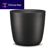 Metal plant pot CARMENroundhigh