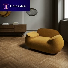 Contemporary armchair Big Georgefabricwoodenwhite