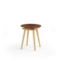Scandinavian design stool CCoakwalnut