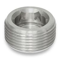 Blanking plug GN 252.5roundthreadedstainless steel