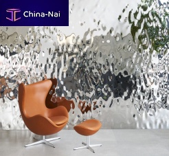 Exterior wall-covering dune smallinteriorstainless steelbronze