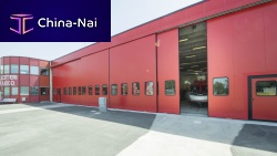 Sliding hangar door for helicopterfor aircraftindustrial