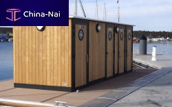 Floating restroom