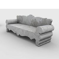 Traditional sofa salotto seicentooutdoortravertinegray