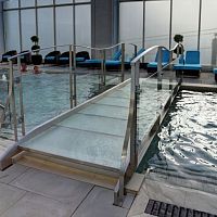 Glass walkway 4100stainless steel