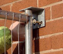 Galvanised steel fastening system 050-0700for fencingexteriorfor masonry