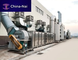 Gaseous waste treatment plant
