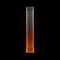 Original design light column FLAME ESSENZA VL 03glassLEDindoor