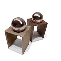 Table lamp SPAZIOTEMPOglasswalnutmarble