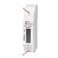 Single-phase electric energy meter SM01 seriesDIN rail50 Hzwith LCD display