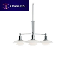 Contemporary chandelier PH 2/1 STEMglasschrome-plated brassincandescent