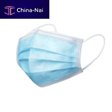 Adult surgical mask box of 50blue3-ply