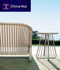 Contemporary side table SallyHPLpainted aluminum baseround
