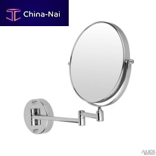 Wall-mounted bathroom mirror C8250contemporaryroundchrome