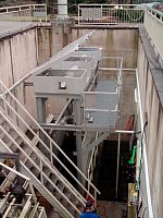 Rotary screener screwfor bulk materialsstainless steel