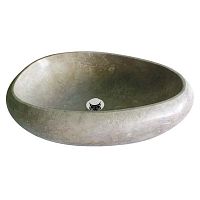 Countertop washbasin IRTAnatural stoneovalcontemporary