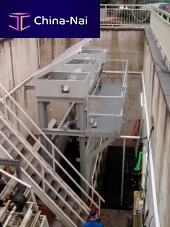 Rotary screener screwfor bulk materialsstainless steel