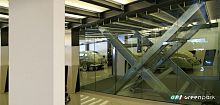 Electric lifting system for car liftingfor heavy loads