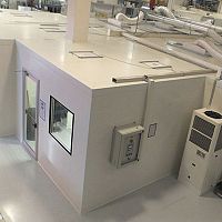 Rigid wall clean room Hardwallmodularintegratedfor healthcare facilities