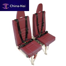 Helicopter seat crewfor pilotleather