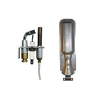 Nozzle mix burner gasdirect firedfor heating