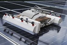 Solar panel cleaning robot RTM MINI dry cleaningwet cleaning