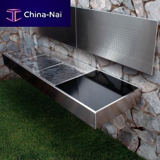 Charcoal barbecue KRAKATOA ELITEwall-mountedstainless steel