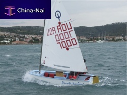 Single-handed sailing dinghy Optimistchildren'sregattaOptimist